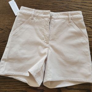 NWT Aritzia Brennan Shorts Size 2 Light Birch